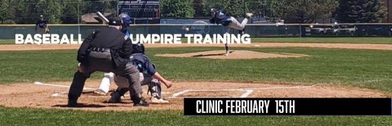 baseball clinic high school Chicago suburbs umpire training
